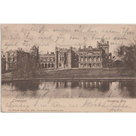 Knowsley Hall - Liverpool - England - Postkort