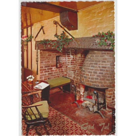 Julekort - Peis og julestemning - God Jul - Postkort