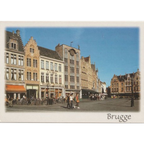 Brugge Market Place - Belgia - Postkort