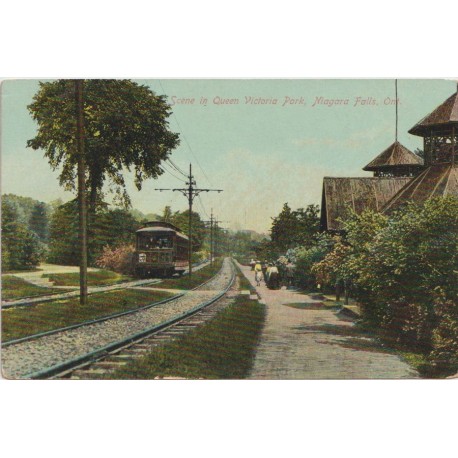 Scene in Queen Victoria Park - Canada - Postkort