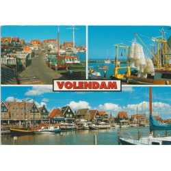 Volendam - The Harbour - Nederland - Postkort