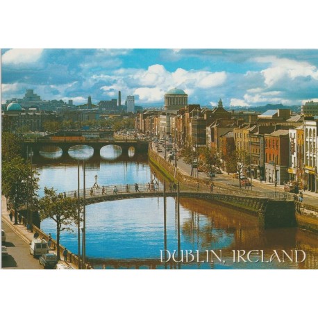 Dublin - Capital of Ireland - Postkort