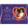 HRH Prince William and Miss Catherine Middleton - Royal Wedding - Postkort
