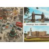 Greetings from London - Collage - England - Postkort