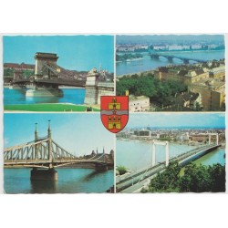 Budapest - Collage - Ungarn - Postkort