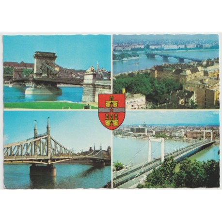 Budapest - Collage - Ungarn - Postkort