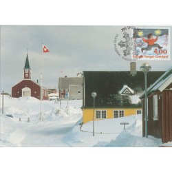 Ved Kolonihavnen i Nuuk - Grønland - Postkort