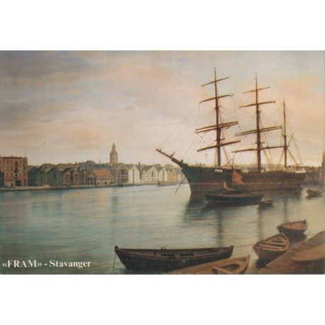 Jernseilskipet Fram - Stavanger - Postkort