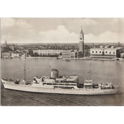 Paquebot MESSAPIA - Adriatica - Société de Navigation - Venise - Postkort