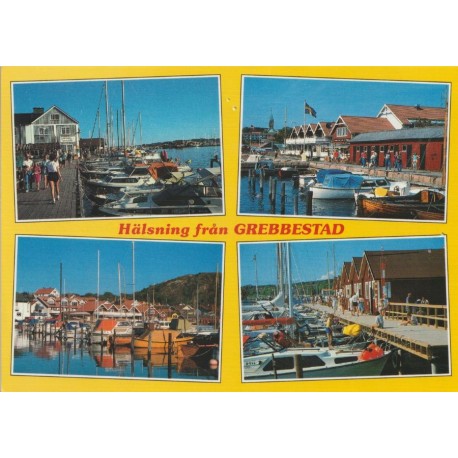 Hälsning från Grebbestad - Sverige - Postkort