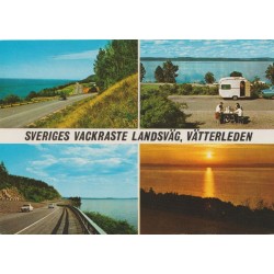 Sveriges vackraste landsväg - Vätterleden - Sverige - Postkort