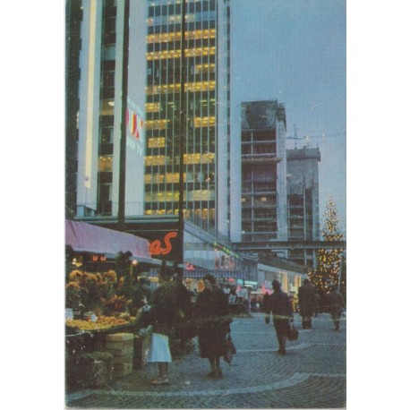 Stockholm - Hötorget med Cityhusen - Sverige - Postkort