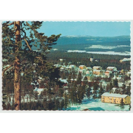 Utsikt mot Arvidsjaur - Norrbotten - Sverige - Postkort