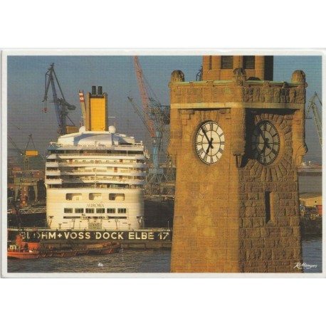Hamburg - Die Aurora im Dock 17 - Tyskland - Postkort