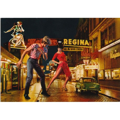 Hamburg - St. Pauli - Grose Freiheit - Tyskland - Postkort