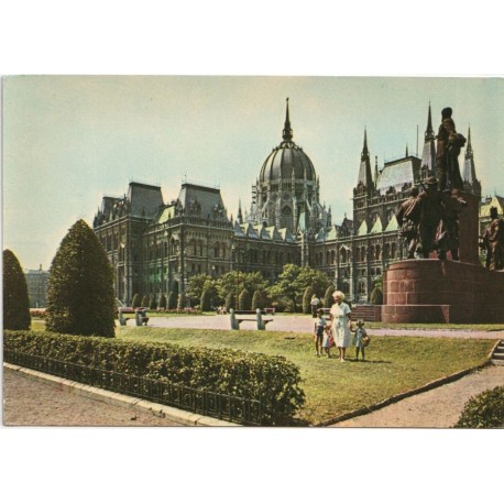 Budapest - Kossuth Lajos Square with the Parliament - Ungarn - Postkort