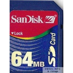 SD Card - SanDisk - 64 MB - Minnekort