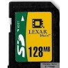 SD Lexar Media 128 MB - Minnekort