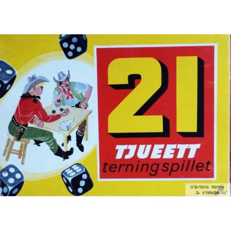 21- Tjueett terningspillet- Saga Kunstforlag