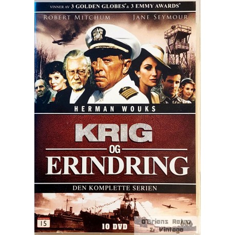 Herman Wouks Krig og endring - Den komplette serien - 10 DVD