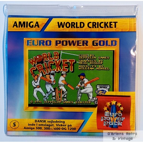 Euro Power Pack - Vol. 5 - World Cricket - Amiga