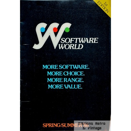 Software World Catalogue Spring/Summer 1986