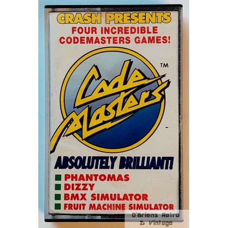 Crash Presents Four Incredible Codemasters Games - Commodore 64