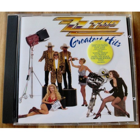 who is the blonde girl on zz top greatest hits album cover