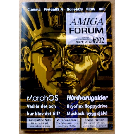 Datablad: Amiga Forum: Nr. 2 - 2012 - September