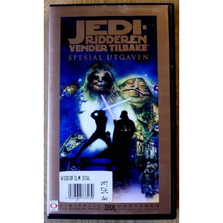 Star Wars: Jedi-ridderen vender tilbake (VHS)